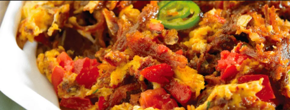 Aquí la Machaca con huevo sabe ¡A gloria!